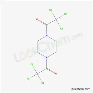 Molecular Structure of 6302-99-4 (2,2,2-trichloro-1-[4-(2,2,2-trichloroacetyl)piperazin-1-yl]ethanone)