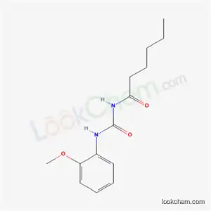 Molecular Structure of 6302-78-9 (N-[(2-methoxyphenyl)carbamoyl]hexanamide)