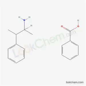 Molecular Structure of 6306-72-5 (benzoic acid, 3-phenylbutan-2-amine)