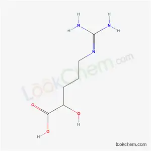Molecular Structure of 462-64-6 (5-[(diaminomethylidene)amino]-2-hydroxypentanoic acid)