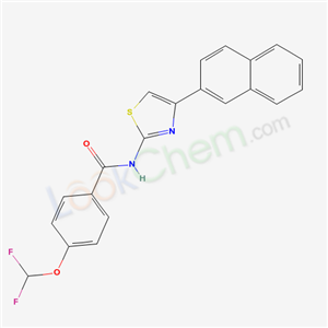 5459-64-3,4-(difluoromethoxy)-N-[4-(naphthalen-2-yl)-1,3-thiazol-2-yl]benzamide,