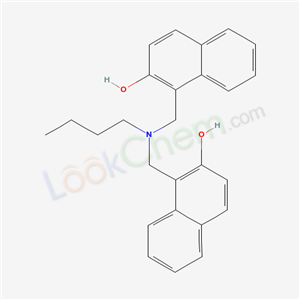 1-[[butyl-[(2-hydroxynaphthalen-1-yl)methyl]amino]methyl]naphthalen-2-ol cas  6642-17-7