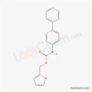 Molecular Structure of 6624-95-9 (2-furylmethyl N-(4-phenylphenyl)carbamate)