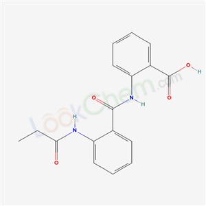 2-[[2-(propanoylamino)benzoyl]amino]benzoic acid
