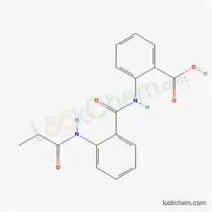 Molecular Structure of 6947-71-3 (2-[[2-(propanoylamino)benzoyl]amino]benzoic acid)