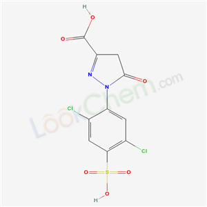 1-(2,5-dichloro-4-sulfo-phenyl)-5-oxo-4H-pyrazole-3-carboxylic acid(7253-04-5)