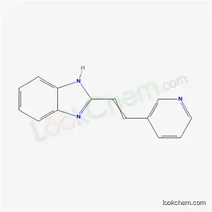 Molecular Structure of 40609-02-7 (2-[2-(pyridin-3-yl)ethenyl]-1H-benzimidazole)
