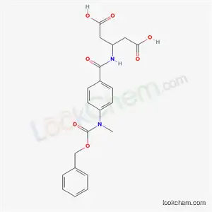 Molecular Structure of 51865-70-4 (3-[(4-{[(benzyloxy)carbonyl](methyl)amino}benzoyl)amino]pentanedioic acid)
