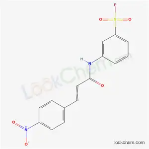 Molecular Structure of 19160-19-1 (3-{[3-(4-nitrophenyl)acryloyl]amino}benzenesulfonyl fluoride)