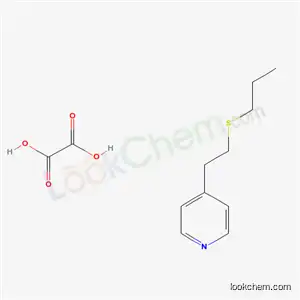 Molecular Structure of 134480-49-2 (4-[2-(propylsulfanyl)ethyl]pyridine ethanedioate)