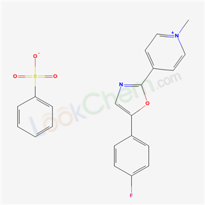 5605-90-3,4-[5-(4-fluorophenyl)-1,3-oxazol-2-yl]-1-methylpyridinium benzenesulfonate,