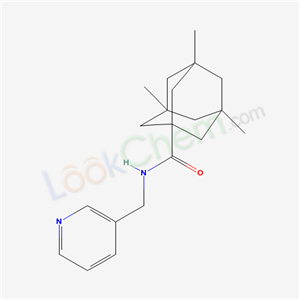 6044-04-8,3,5,7-trimethyl-N-(pyridin-3-ylmethyl)tricyclo[3.3.1.1~3,7~]decane-1-carboxamide,