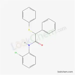 Molecular Structure of 4204-30-2 (N-(2-chlorophenyl)-2-phenyl-2-(phenylsulfanyl)acetamide)