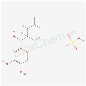 1,2-Benzenediol, 4-(1-hydroxy-2-((1-methylethyl)amino)-butyl)-, methanesulfonate (salt)