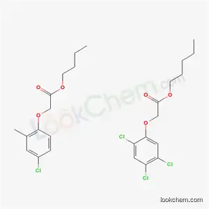 Molecular Structure of 8064-18-4 (butyl (4-chloro-2-methylphenoxy)acetate - pentyl (2,4,5-trichlorophenoxy)acetate (1:1))