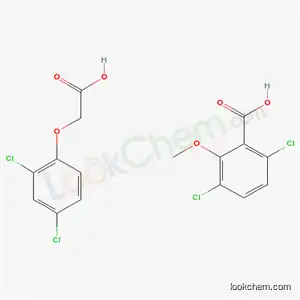 Molecular Structure of 8068-77-7 ((2,4-dichlorophenoxy)acetic acid - 3,6-dichloro-2-methoxybenzoic acid (1:1))