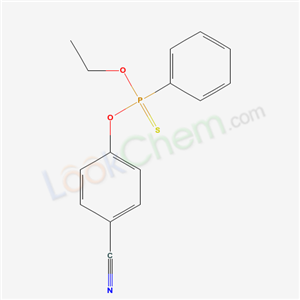 34460-46-3,4-(ethoxy-phenyl-phosphinothioyl)oxybenzonitrile,