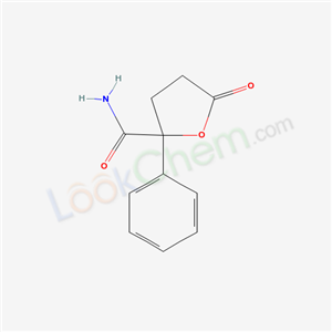 13390-00-6,5-oxo-2-phenyltetrahydrofuran-2-carboxamide,