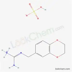 Molecular Structure of 17471-82-8 ((1,4-benzodioxan-6-ylmethyl)guanidinium sulphate (2:1))