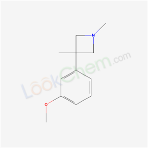 19832-26-9,1,3-Dimethyl-3-(m-methoxyphenyl)azetidine,AZETIDINE,1,3-DIMETHYL-3-(m-METHOXYPHENYL);1,3-Dimethyl-3-(m-methoxyphenyl)azetidine;