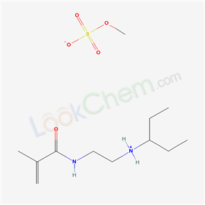 2-(2-methylprop-2-enoylamino)ethyl-pentan-3-yl-azanium; sulfonatooxymethane