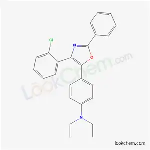 Molecular Structure of 55766-52-4 (4-[4-(2-chlorophenyl)-2-phenyloxazol-5-yl]-N,N-diethylaniline)