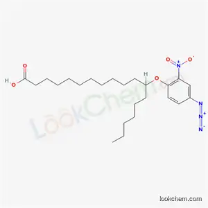 Molecular Structure of 58470-00-1 (12-(4-Azido-2-nitrophenoxy)stearic acid)