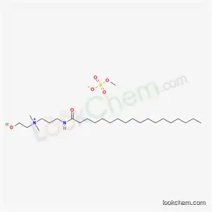 Molecular Structure of 61792-35-6 ((2-hydroxyethyl)dimethyl[3-[(1-oxooctadecyl)amino]propyl]ammonium methyl sulphate)