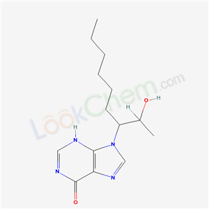 1,9-Dihydro-9-(1-(1-hydroxyethyl)heptyl)-6H-purin-6-one