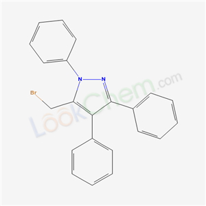 85720-74-7,5-(Bromomethyl)-1,3,4-triphenyl-1H-pyrazole,5-(Bromomethyl)-1,3,4-triphenyl-1H-pyrazole;EINECS 288-380-6;