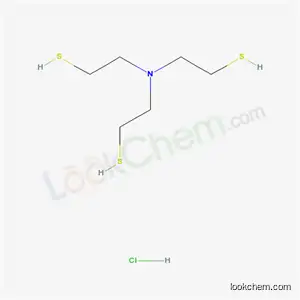 Molecular Structure of 89692-13-7 (2-(bis(2-sulfanylethyl)amino)ethanethiol hydrochloride)
