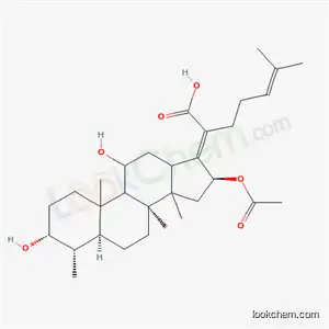(2E)-2-[(3R,4S,5S,8S,11R,16S)-16-acetyloxy-3,11-dihydroxy-4,8,10,14-tetramethyl-2,3,4,5,6,7,9,11,12,13,15,16-dodecahydro-1H-cyclopenta[a]phenanthren-17-ylidene]-6-methyl-hept-5-enoic acid