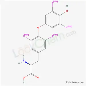 Molecular Structure of 7019-69-4 (O-[4-Hydroxy-3,5-di(131I)iodophenyl]-3,5-di(131I)iodo-L-tyrosine)