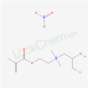 67596-04-7,(3-chloro-2-hydroxypropyl)dimethyl[2-[(2-methyl-1-oxoallyl)oxy]ethyl]ammonium nitrate,EINECS 266-750-8;