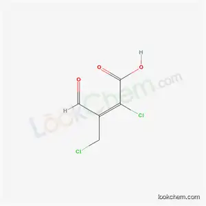 Molecular Structure of 215226-70-3 ((2Z)-2,4-dichloro-3-formylbut-2-enoic acid)