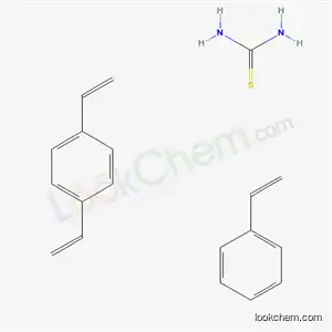 1,4-Bis(ethenyl)benzene;styrene;thiourea