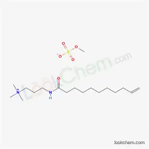 Molecular Structure of 94313-91-4 (trimethyl-3-[(1-oxo-10-undecenyl)amino]propylammonium methyl sulphate)