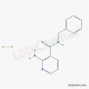 Molecular Structure of 51071-56-8 (2-amino-N-benzylpyridine-3-carboxamide hydrochloride)