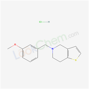 53885-43-1,5-(3-methoxybenzyl)-4,5,6,7-tetrahydrothieno[3,2-c]pyridine hydrochloride,