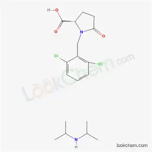 Molecular Structure of 59749-38-1 (1-(2,6-dichlorobenzyl)-5-oxo-L-proline - N-(1-methylethyl)propan-2-amine (1:1))