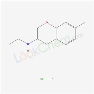 3-Chromanamine, N-ethyl-7-methyl-, hydrochloride