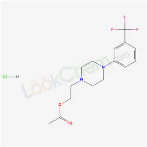 55432-83-2,2-{4-[3-(trifluoromethyl)phenyl]piperazin-1-yl}ethyl acetate hydrochloride,