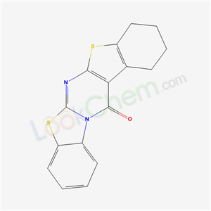60943-08-0,13H-(1)Benzothieno(2,3:4,5)pyrimido(2,1-b)benzothiazol-13-one, 1,2,3,4-tetrahydro-,