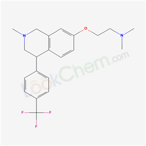 62888-75-9,N,N-dimethyl-2-[[2-methyl-4-[4-(trifluoromethyl)phenyl]-3,4-dihydro-1H-isoquinolin-7-yl]oxy]ethanamine,