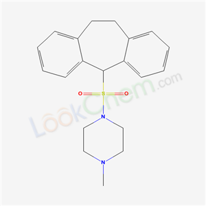67351-14-8,1-[[5H-Dibenzo[a,d]cyclohepten-5-yl]sulfonyl]-4-methylpiperazine,