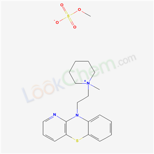 Piperidinium, 1-methyl-1-(2-(10H-pyrido(3,2-b)(1,4)benzothiazin-10-yl)ethyl)-, methyl sulfate