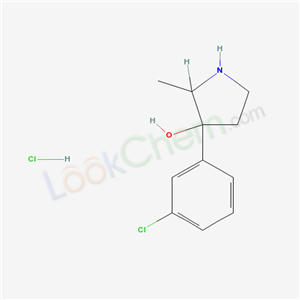 67466-42-6,3-(3-chlorophenyl)-2-methylpyrrolidin-3-ol hydrochloride,
