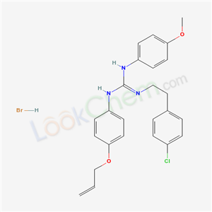 69415-45-8,2-[2-(4-chlorophenyl)ethyl]-1-(4-methoxyphenyl)-3-[4-(prop-2-en-1-yloxy)phenyl]guanidine hydrobromide,
