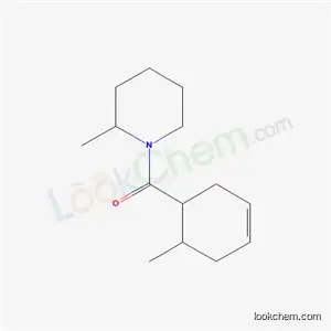 Molecular Structure of 69462-51-7 (2-methyl-1-[(6-methylcyclohex-3-en-1-yl)carbonyl]piperidine)