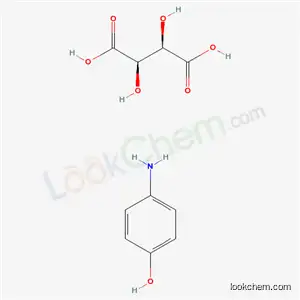 Molecular Structure of 69782-45-2 (4-aminophenol 2,3-dihydroxybutanedioate (salt))